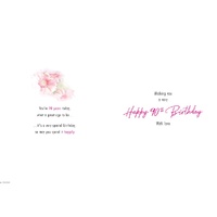 Card - 90th Birthday Female Gerberas