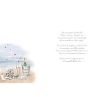 Card - Wedding Couple Beach