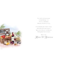 Card - 70th Birthday Picnic