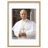 Wood Frame - Pope Leo XIV