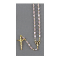 Rosary Imitation M.O.P Blue Tear Shaped - 6mm Beads