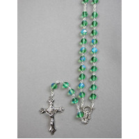 Rosary Glass Green -  7mm Beads