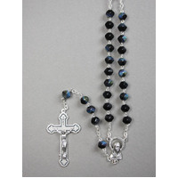 Rosary Glass Clear -  7mm Beads