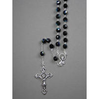 Rosary Crystal Aurora Borealis - 8mm Beads