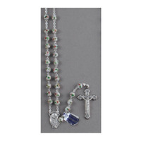 Rosary Blue Cloisonne Ceramic - 8mm Beads