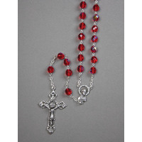 Rosary Crystal Aurora Borealis - 8mm Beads