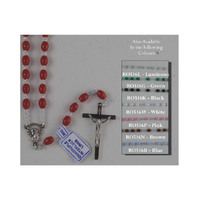 Rosary Plastic Blue - 5mm Beads