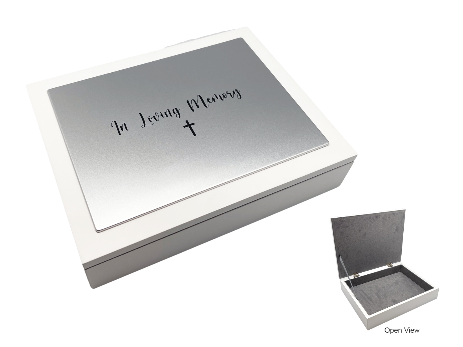 In Loving Memory Keepsake Box - White | Gatto Christian Shop