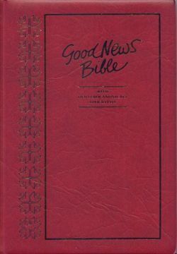 Good News Bible Catholic Revised Burgandy Vinyl