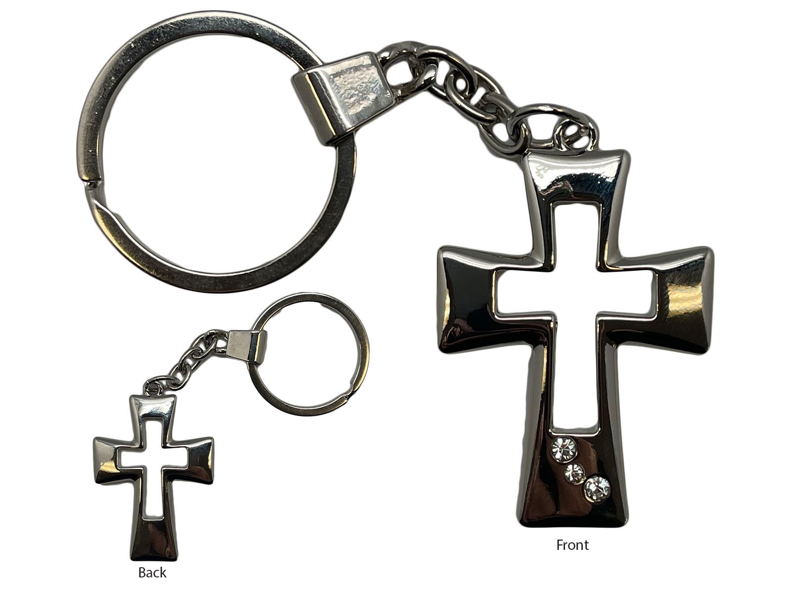 Keyring - Cross | Gatto Christian Shop