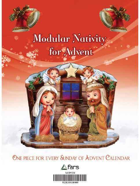 Modular 3D Pop Out Nativity for Advent