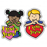 Stickers - I Love Jesus (Packet of 90)