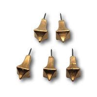 Paschal Candle Nails Gold Set of 5 