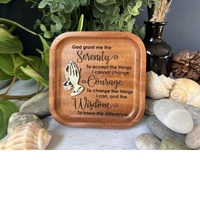 Prayer Cedar Tray - Serenity