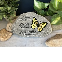 Garden Stone Engraved - Accept What is..
