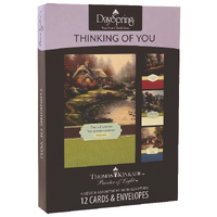 Boxed Cards Thinking of You Thomas Kinkade