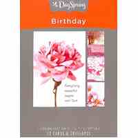Boxed Cards Birthday : Pretty Pinks