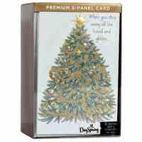 Christmas Boxed Cards: Five Panel Card Tree to Cross (18 cards)