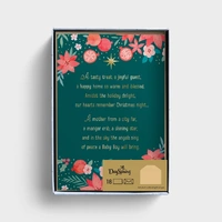 Christmas Boxed Cards: Floral Christmas Night, Isaiah 9:6 NRSV (18 cards)