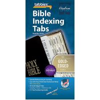 Bible Tabs Catholic Gold
