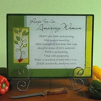 Cutting Board - Recipe Amazing Woman