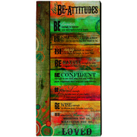 Teen Be-Attitudes Wall Plaque