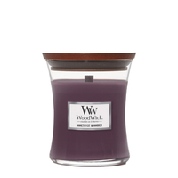 WoodWick Candle Medium - Amethyst & Amber