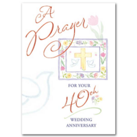 Card - 40th Wedding Anniversary