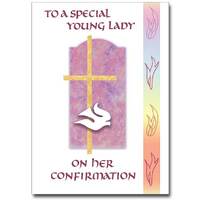 Card - Confirmation Young Lady