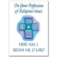 Card - Religious Profession