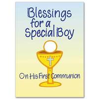 Card - Communion Boy