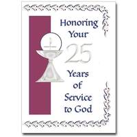 Card - 25th Priest Ordination Anniversary