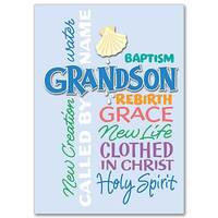 Card - Baptism Grandson