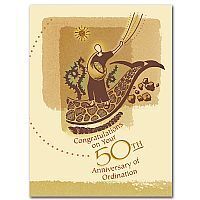 Card - 50th Ordination Anniversary
