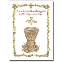 Card - Baptism - Granddaughter