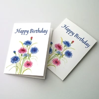 Card - Happy Birthday Flowers