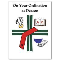 Card - Ordination as a Deacon