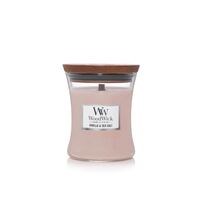 WoodWick Candle Medium - Vanilla & Sea Salt