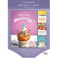 Boxed Cards - Birthday Hip Hip Hooray
