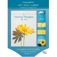 Boxed Cards Get Well Healing Thoughts