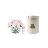 Thirteen Champagne Pink Rose Bud Perfumed Flower Bouquet