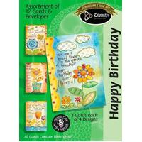 Boxed Cards Birthday Flowerpots