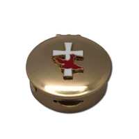 Pyx Small with Dove and Cross