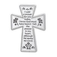 Pewter Cross (Stand) I Said a Prayer