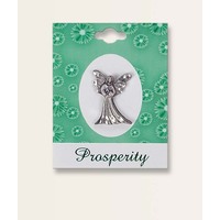 Lapel PIn- Angel Pewter Prosperity
