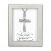 Pendant Prayer Cross with Scroll - Chain
