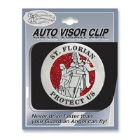 Visor Clip Enamel - St Florian