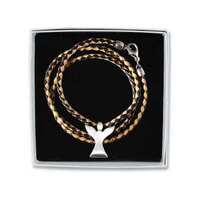 Wrap Bracelet on Cord - Angel