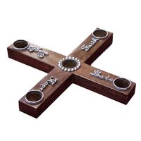 Advent Wreath Wood Cross - 203mm x 203mm