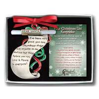 Christmas Ornament - Santa Scroll 